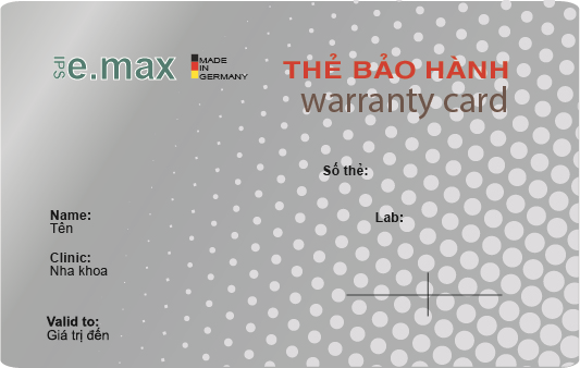 Thẻ Răng Sứ Thủy Tinh Emax