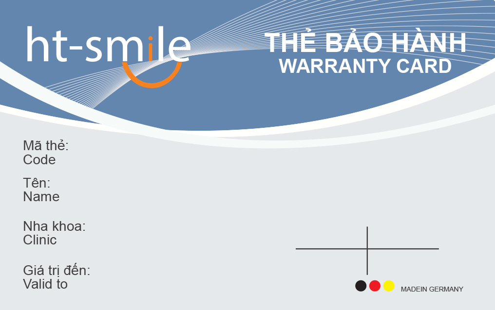 Thẻ Răng Sứ HT Smile