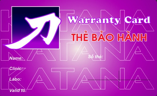Thẻ Răng Sứ Katana